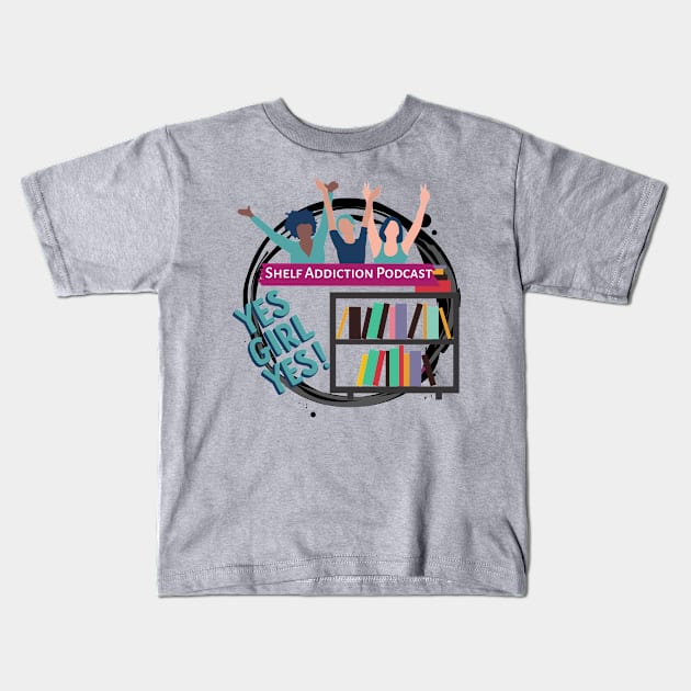 Book Divas Kids T-Shirt by Shelf Addiction